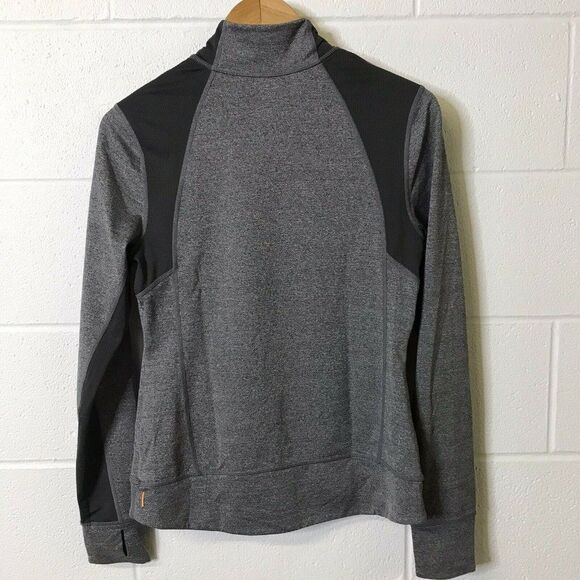 Lucy Tech Women's Athletic Full Zip Gray Jacket M - Picture 6 of 12